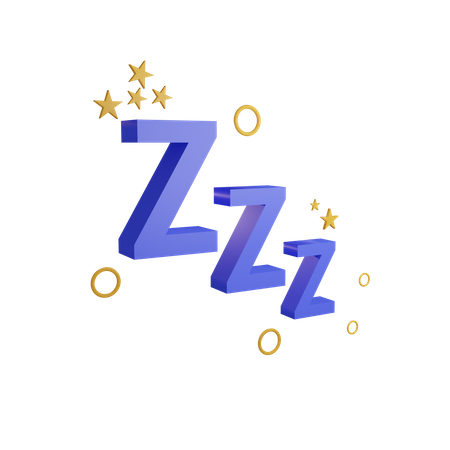 Zzz  3D Icon
