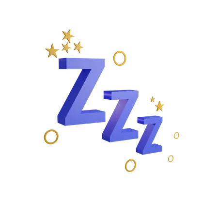 Zzz 3D Icon