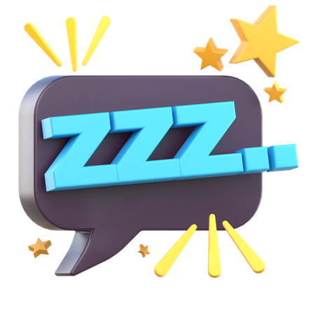 Pegatina zzz  3D Sticker