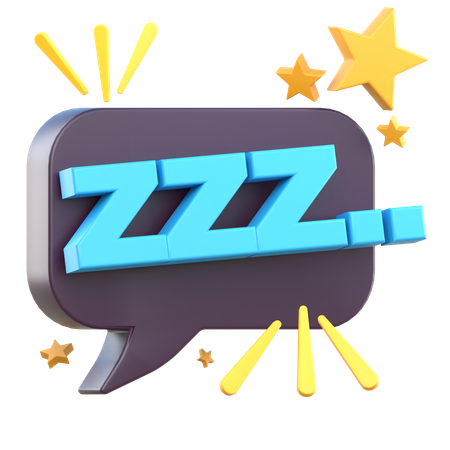 Zzz Sticker  3D Sticker