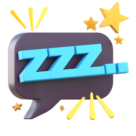 Zzz Sticker  3D Sticker